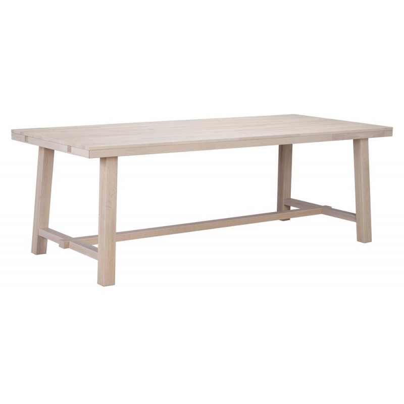 RO Brooklyn Extending Dining Table H 220x95 Whitewash